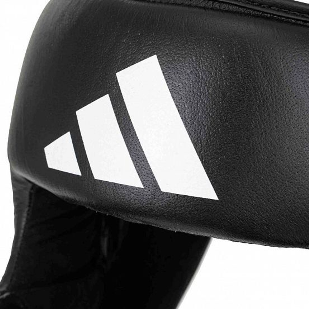 Шлем боксерский с бампером Pro Full Protection Boxing Headgear черный adiBHGF01