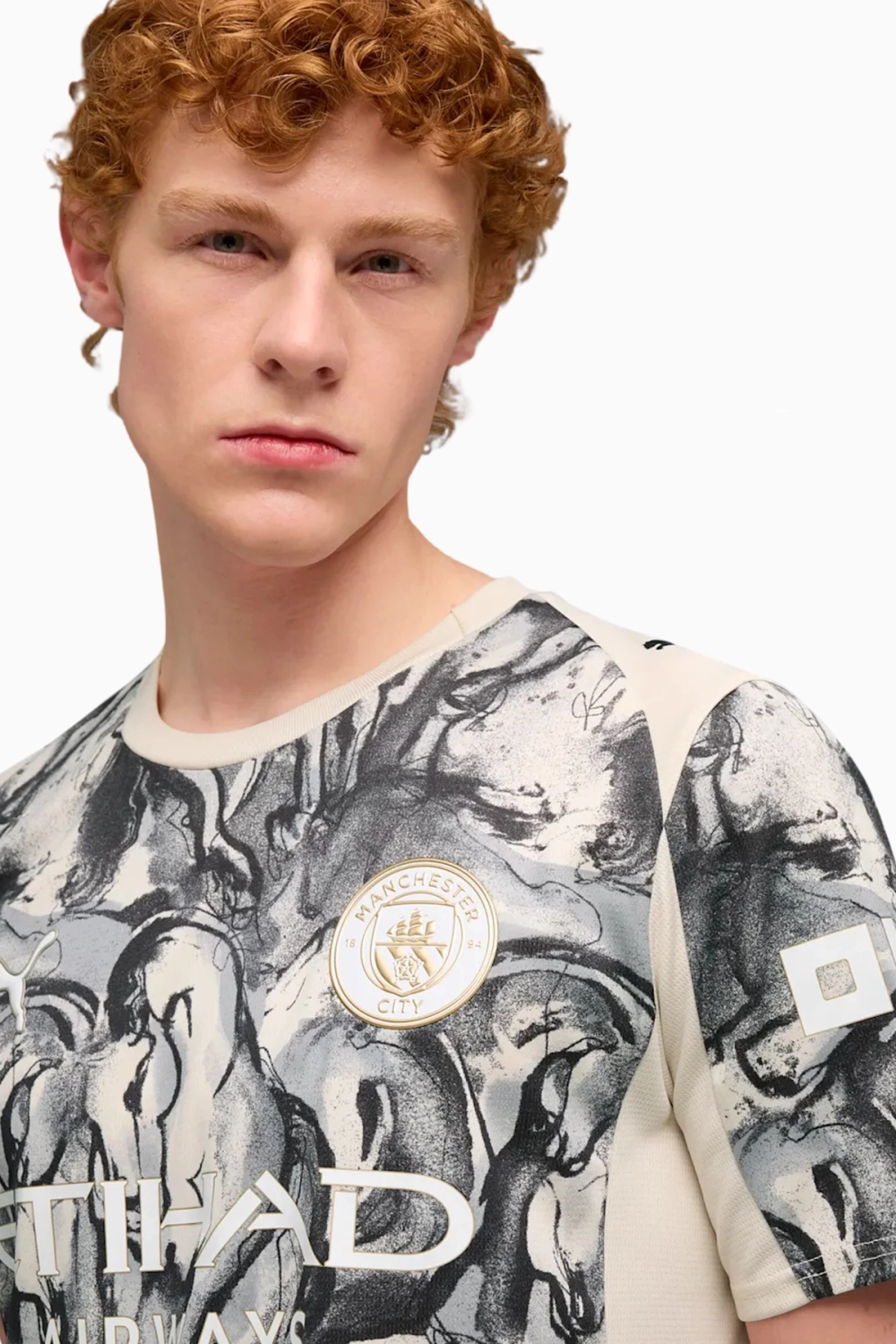 Футболка Puma Manchester City x Year of the Horse 25/26 - бежевый
