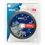 Диск алмазный Турбо по железобетону KRUGO MASTER 150х2,2х22,23х10mm, 81061500259
