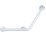 Поручень угловой 135º нерж. сталь NOFER 15161.W белый