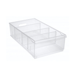 Контейнер универсальный "rolly" с перегородками 2,65л, 150*266*87 мм (бесцветный)