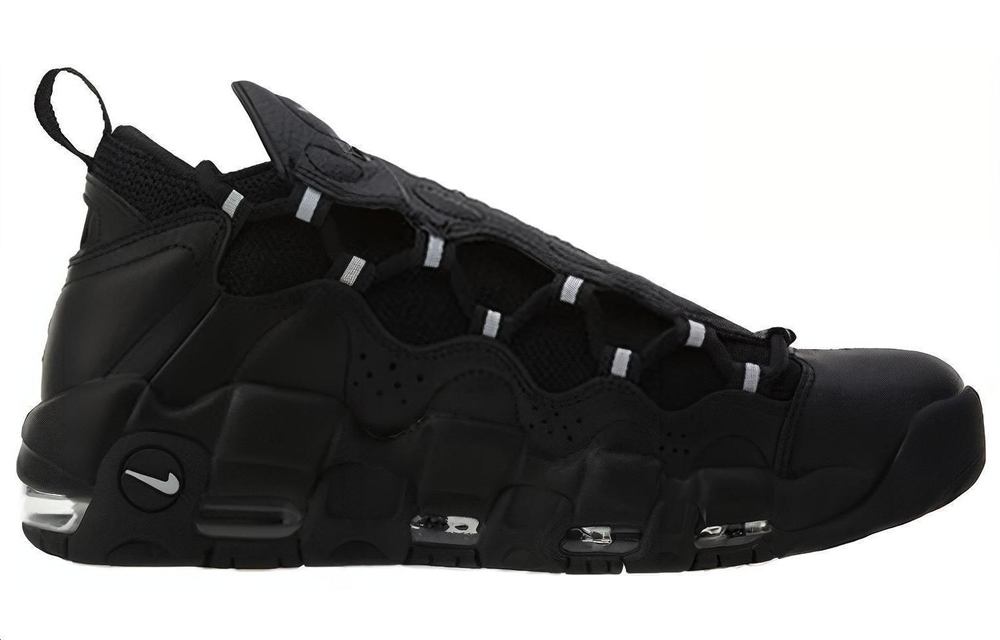 Кроссовки Nike Air More Money Black Metallic Silver