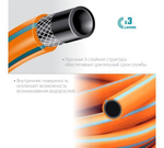 Шланг для полива Grinda PROLine FLEX 3 3/4", 15 м, 20 атм 429008-3/4-15