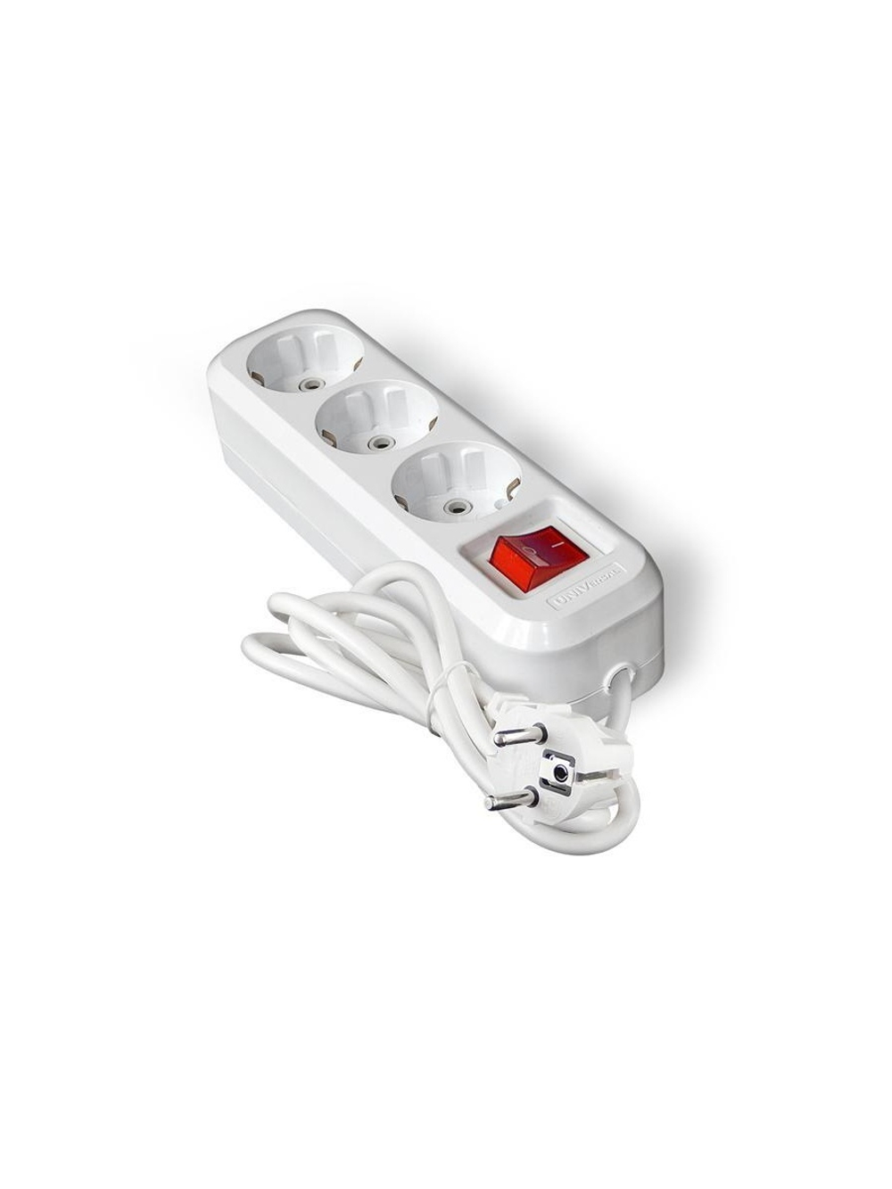 Удлинитель 3х3м с заземл. IP20 S-303А ПВС 3х1.5 с выкл. Universal 1726