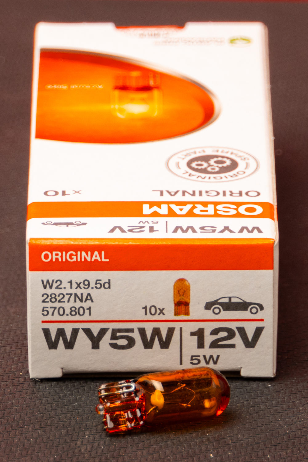 Osram WY5W Оранжевая 12V (1шт.)
