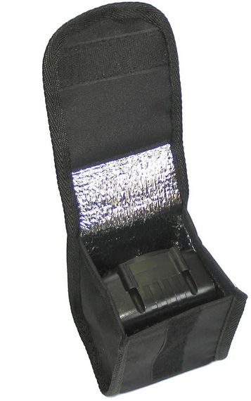 Чехол для шуруповерта ШУРТУК (L-size) + чехол для аккумулятора, черный, доп., запасной чехол для аккумулятора.