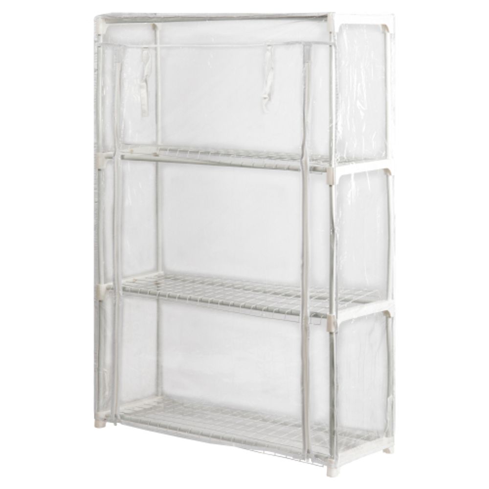 Теплица GREEN APPLE GA-House-3x-frame 3 яруса 1250х900х300 мм | Теплица