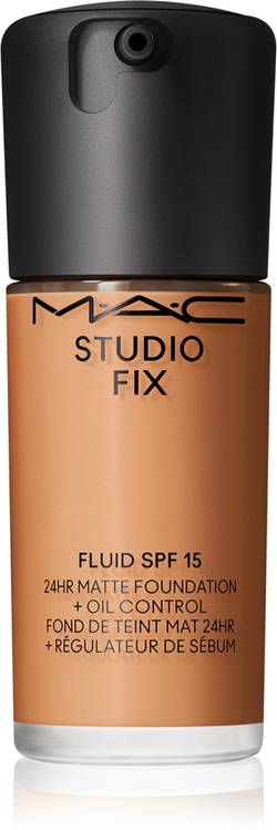 MAC Cosmetics Studio Fix Fluid SPF 15 24HR Matte Foundation + Oil Control - Тональная основа матирующая SPF 15 оттенок NC45, 30 ml
