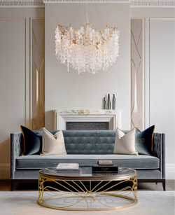 Люстра Cloyd HAOMA C8 / Ø80 см - латунь (арт.10910)