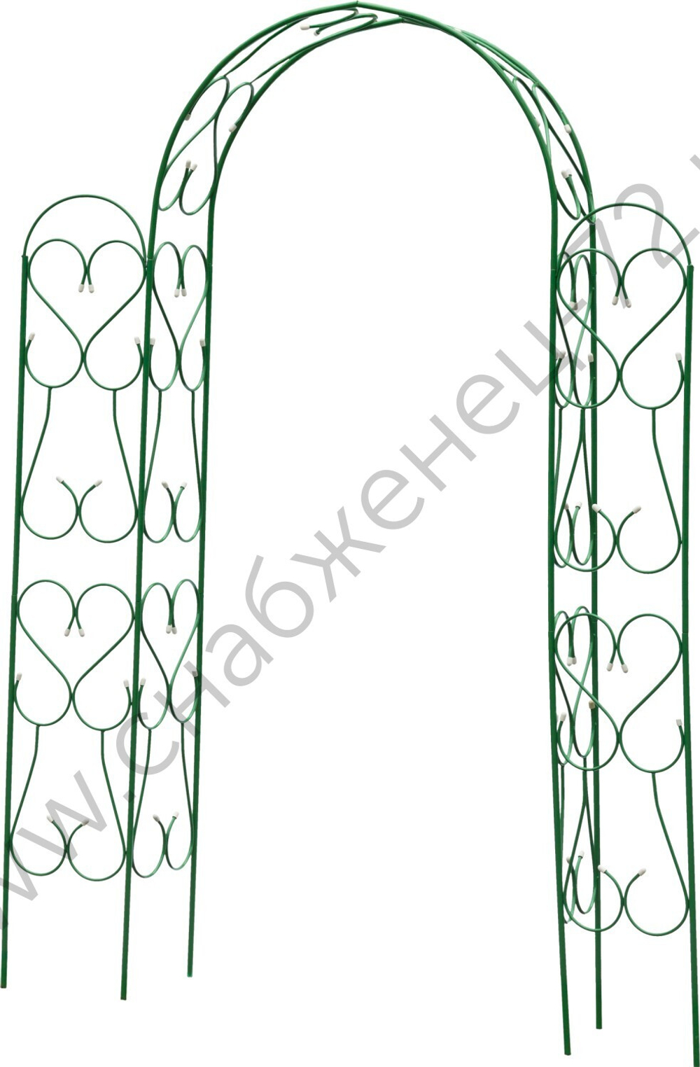 GRINDA АМПИР, 240 х 120 х 36 см, угловая, разборная, стальная, декоративная арка (422253)