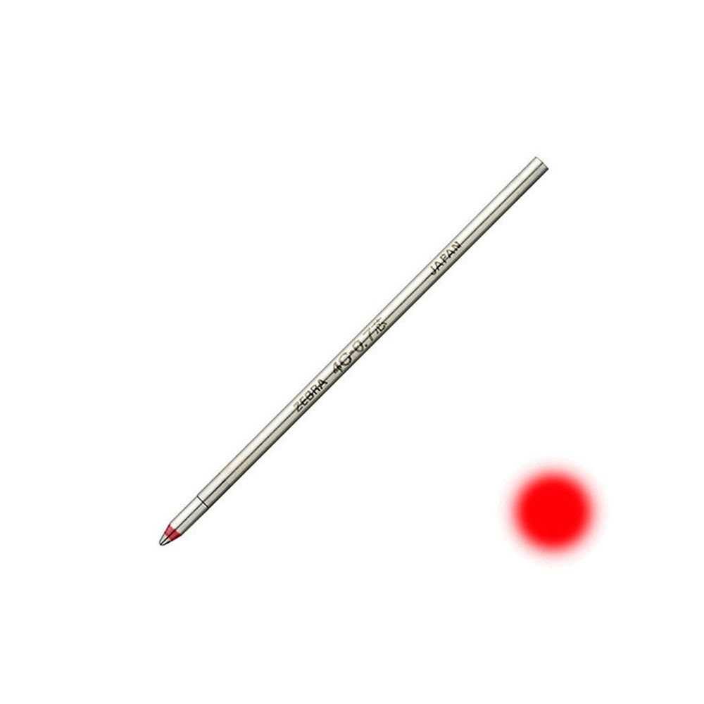 Стержень шариковый D1 Zebra 4C 0.7 мм красный (BR-8A-4C-R)