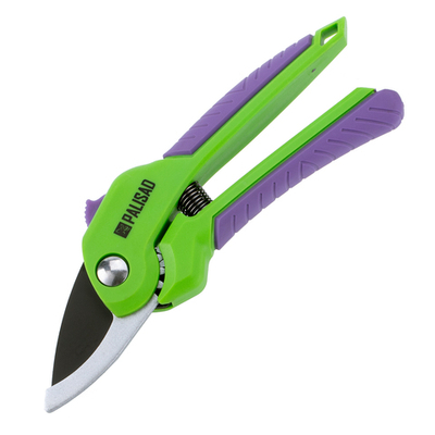 Секатор прямого реза, 210 мм, шестеренный привод, двухкомпонентные рукоятки Palisad