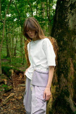 Футболка Nothomme Blue Coolmax Loose Solid Color T-shirt "White"