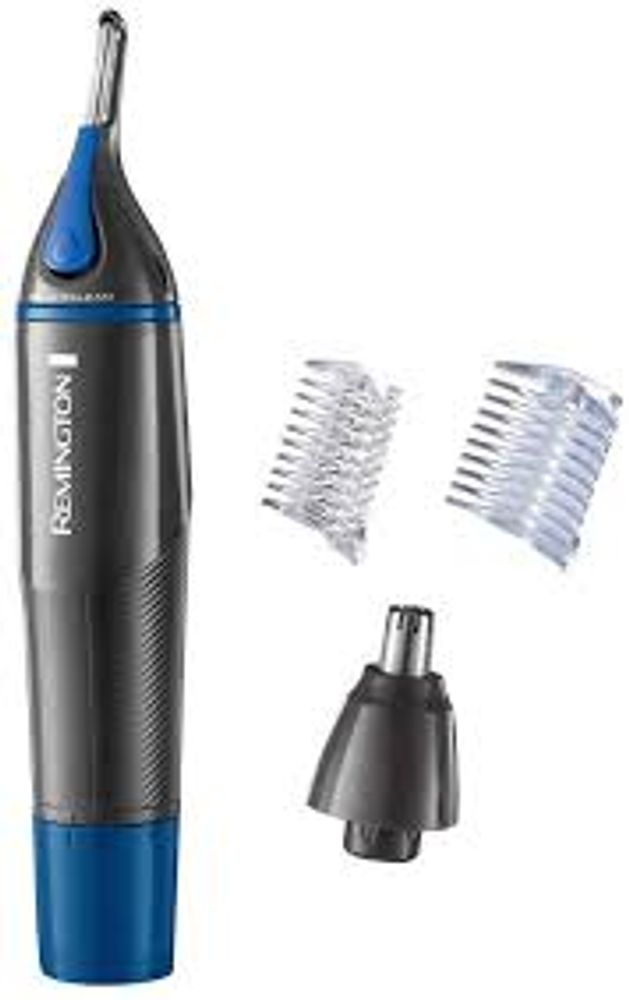 Триммер для носа и ушей Remington NE3850 черный/синий