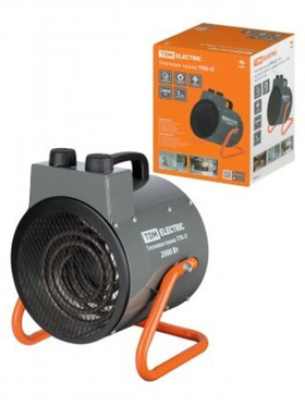 Тепловая пушка ТПК-О, 2 кВт, круглый корпус, терморегулятор, TDM SQ2520-0109