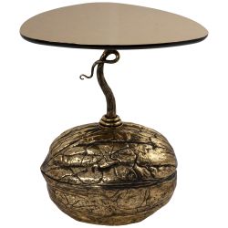 Столик декоративный Царский орех Золото