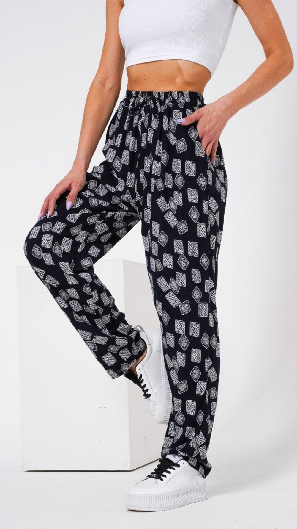 [m]Брюки штапель великан ШТВ046