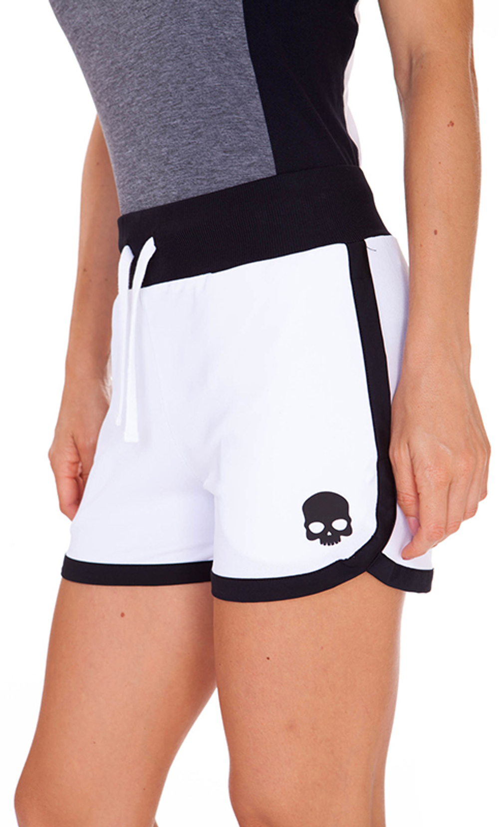 Женские Шорты теннисные Hydrogen Tech Shorts - white/black