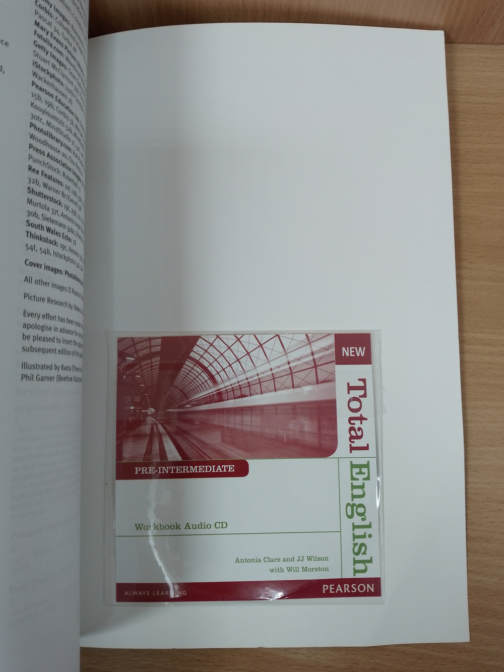 New Total English Pre-Intermediate Workbook with Key and Audio CD Pack