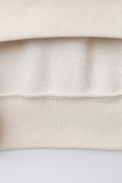 ZARA ТОЛСТОВКА С НАДПИСЬЮ, ЭКРЮ