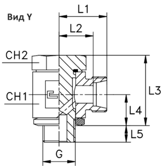 Соединение JE DL15 BSP 1/2 (корпус)
