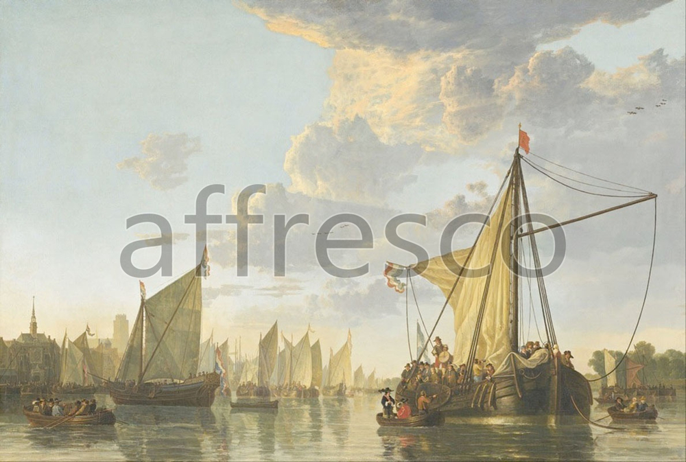 Фреска Aelbert Cuyp, The Maas at Dordrecht