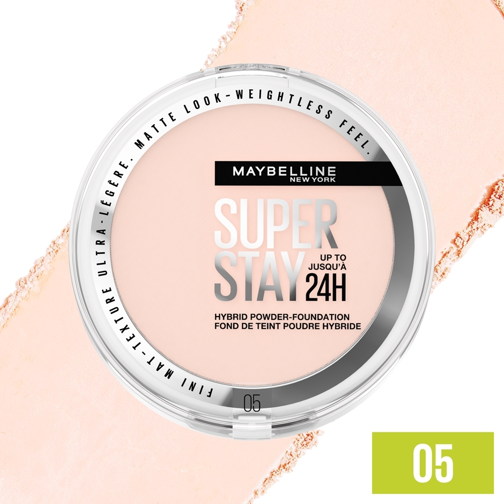 MAYBELLINE NEW YORK SuperStay 24H Hybrid Powder-Foundation - Матирующая компактная тональная пудра, 9 g