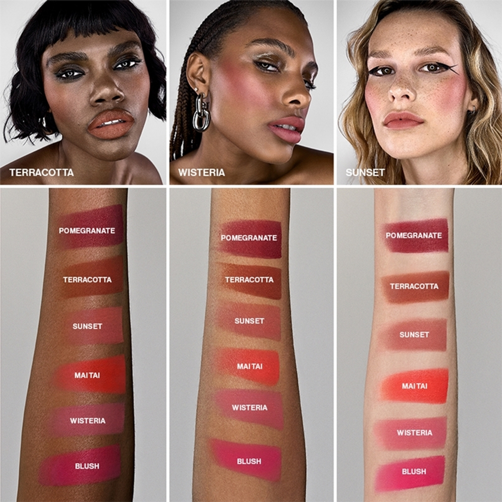 Smashbox Halo Sheer To Stay Color Tints - Жидкие румяна и блеск для губ, 10 ml