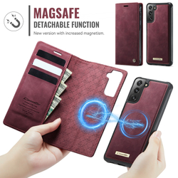 Чехол-кошелек CaseMe 2 in 1 MagSafe Samsung Galaxy S21 FE