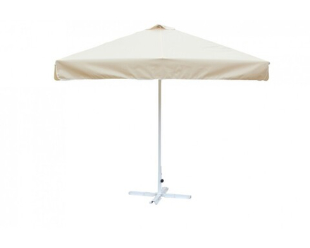 Зонт 2 х 2 м с воланом (стальной каркас с подставкой, стойка 40мм, 8 спиц 20х10мм, тент OXF 300D) порошковая краска