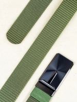 Ремень мужской офицерский солдатский с пряжкой  для брюк джинсов  текстильный резинка