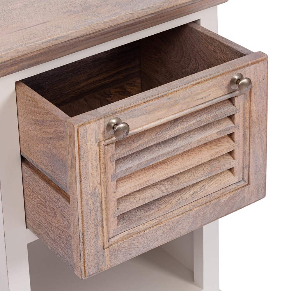 Тумба Secret De Maison RIVIERA ( mod.NSD-001) дерево манго, 50x40x70 см, Antique white/white wash
