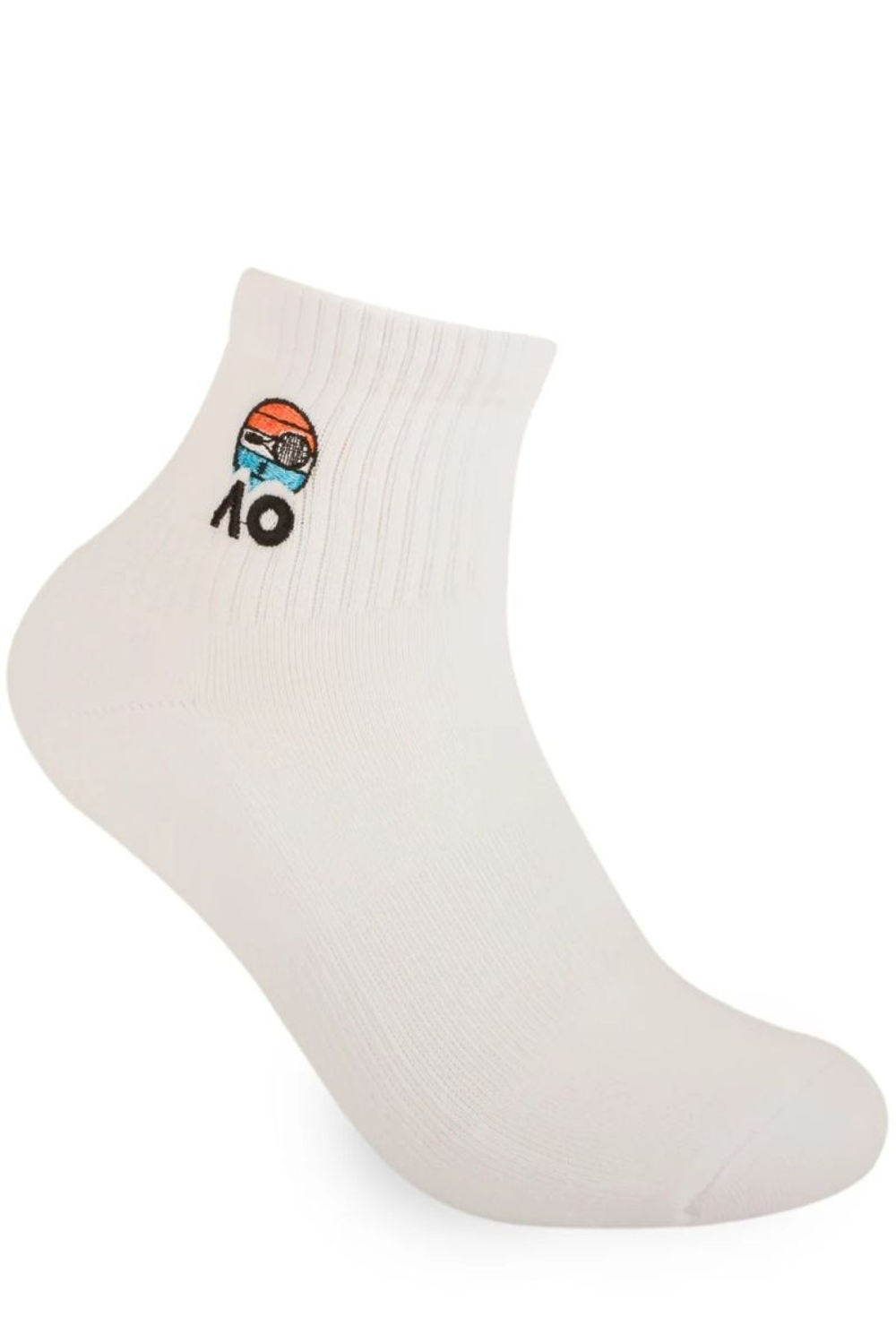 Теннисные носки Australian Open Sunset Racket Quarter 2P - белый