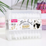 7488614 Ватные палочки для детской гигиены  Premia с ограничителем 50 шт.