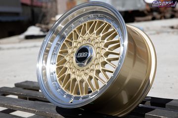 Комплект дисков BBS RS R16 8J ET20 4*100/4*114.3 Gold