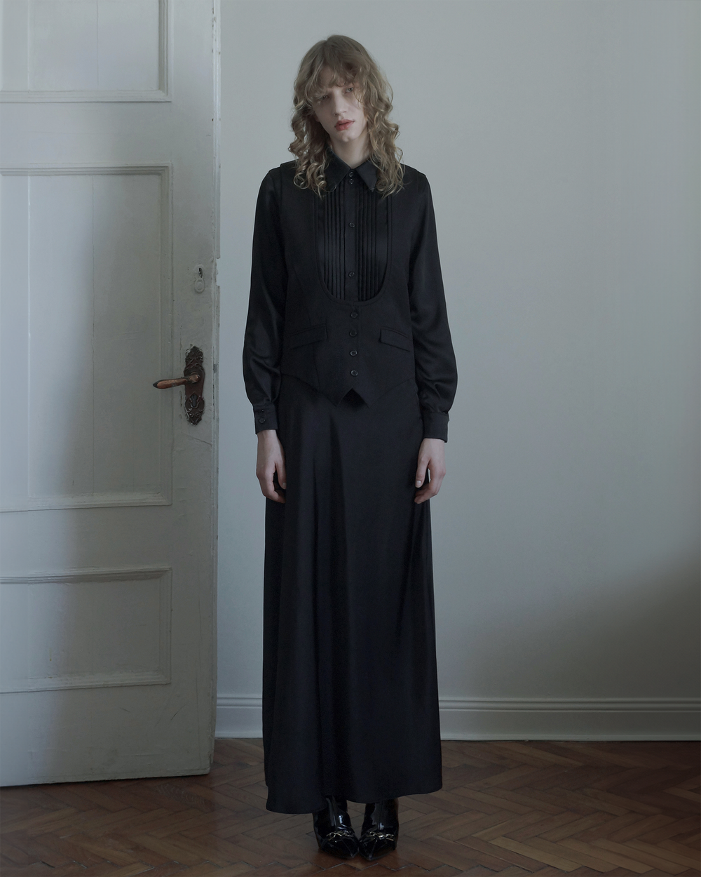 "Accurate" pleated blouse / Блузка с защипами