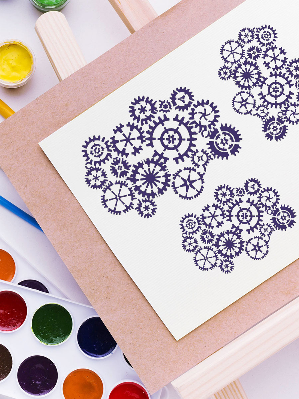 Трафарет для скрапбукинга из пластика многоразовый 004