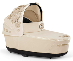 Коляска для новорожденных Cybex Priam IV Rosegold Simply Flowers Beige (Nude Beige)