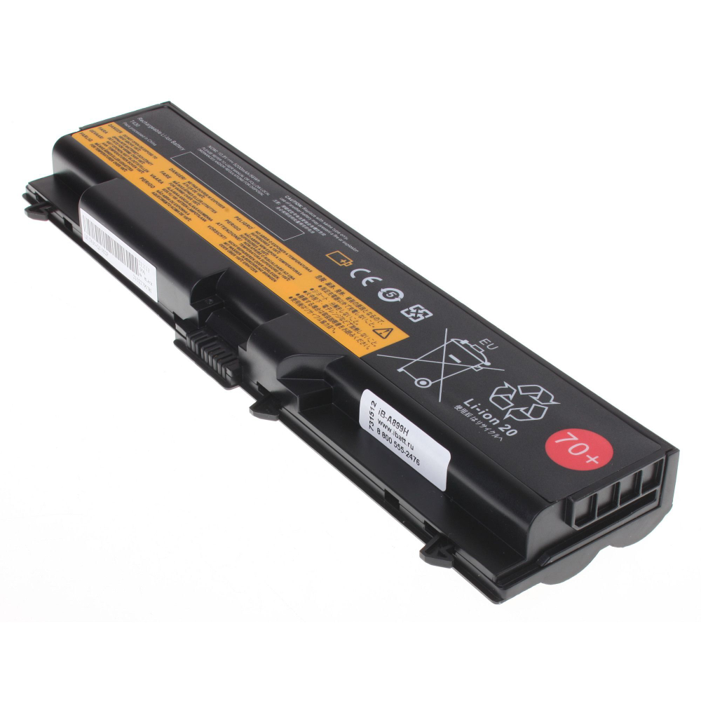Аккумулятор iBatt 5200mAh для ноутбука Lenovo ThinkPad L430, L530, T430, T530