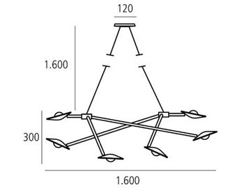 Подвесной  светильник RISING by Altavolta