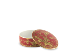 Шкатулка круглая Richard Ginori Oriente Italiano Rubrum (13.2 см)