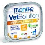 Влажный корм диетический Monge VetSolution Cat Urinary Struvite Уринари Струвит для кошек при заболеваниях мочеполовой системы и струвитном течении МКБ 100г - 24 шт
