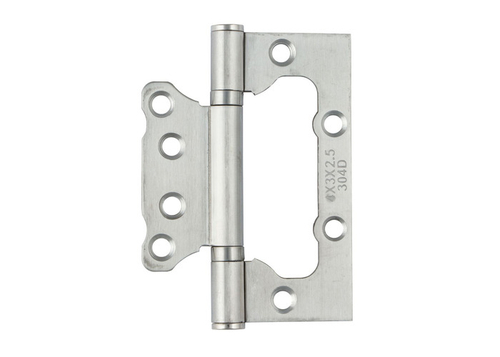 Петля универсальная без врезки Сатин 100*73*2 SN