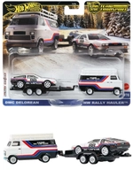 Набор Хот Вилс Premium DMC Delorean и HW Rally FLF56 JBM35