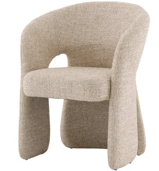 Стул-кресло 1681, кремовое