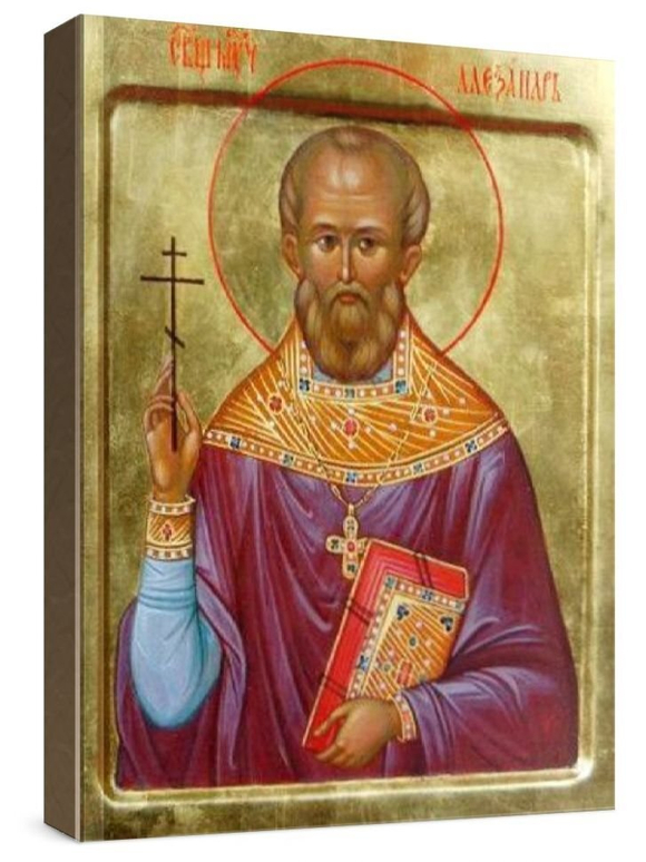 Александр Буравцев (рукописная икона)