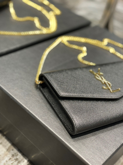 Saint Laurent Uptown Chain Wallet 19 cm