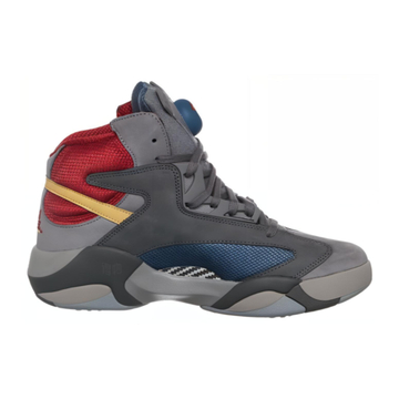 DC COMICS x Reebok Shaq Attaq 'MAN Of Steel' Высокие Кеды Винтажные Баскетбольные Кроссовки Унисекс Серый