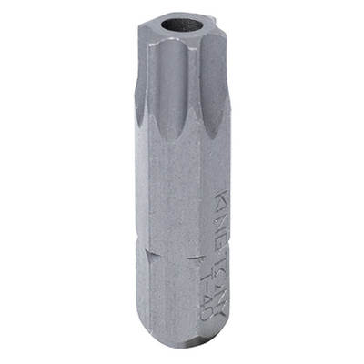 KING TONY (102540U) Вставка (бита) торцевая 1/4", L = 25 мм, TORX с отверстием, T40