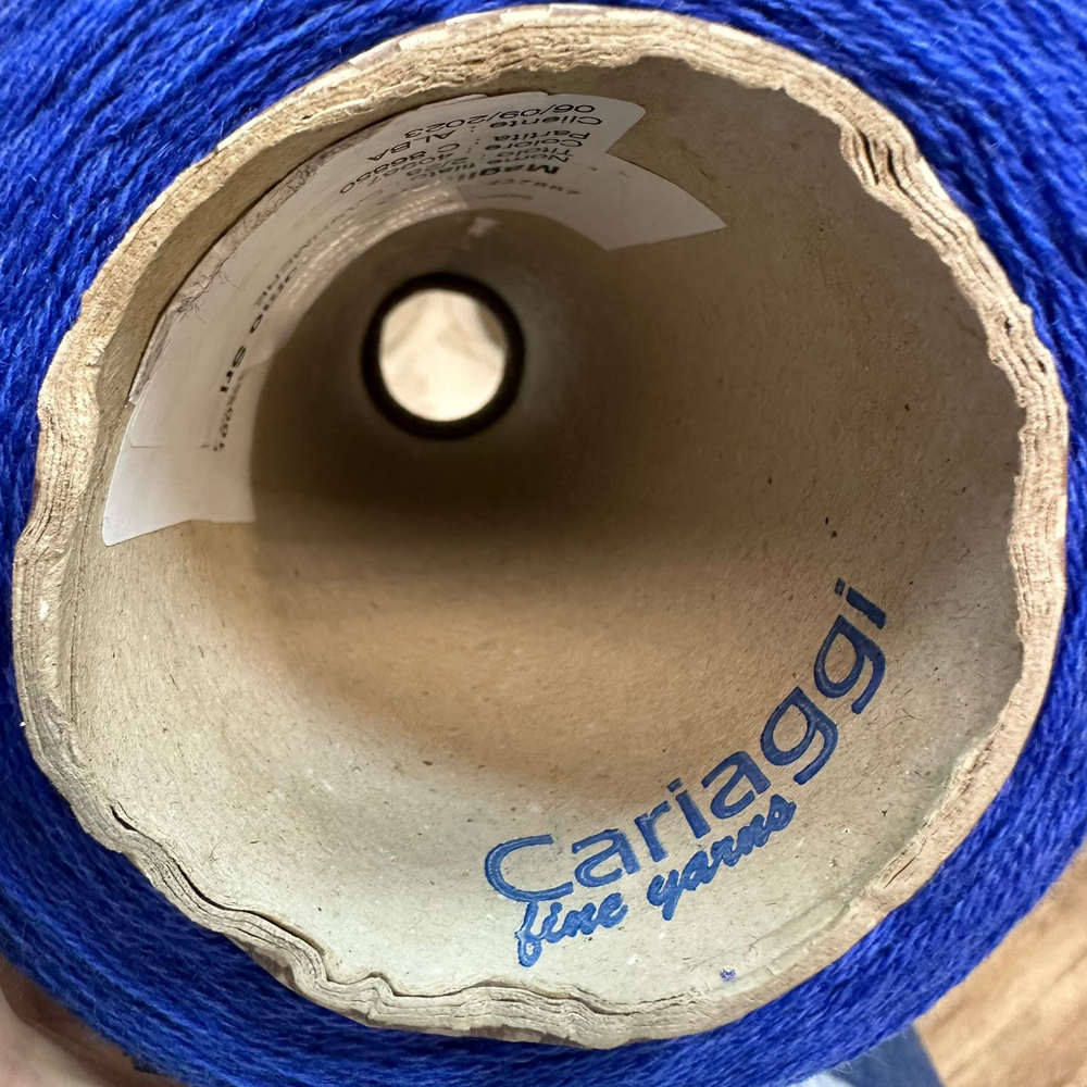 Cariaggi; 100% Кашемир; 1400м/100гр; col.40987 цвет: синий яркий